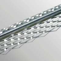 Metal angle bead for interior and exterior wall protection