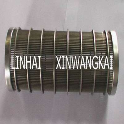 SS 316L water filter wedge wire cylinder screen