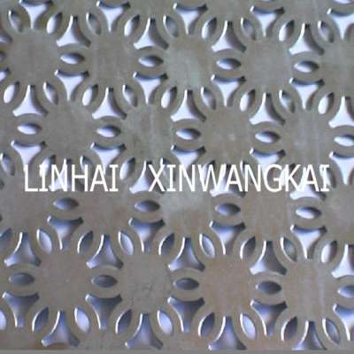 Mild steel perforated flower shape metal sheet for decoration