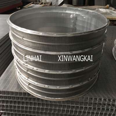 Factory supply wedge wire screen for pusher centrifuges